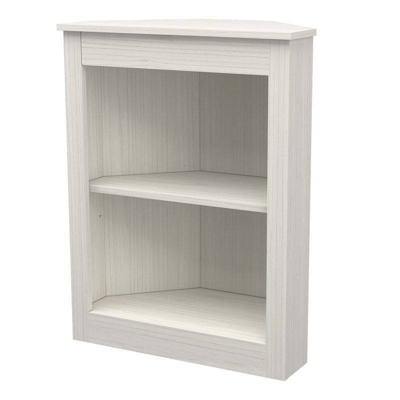 Shelf Engineered Wood Corner Bookcase, Large Wooden Corner Bookcase