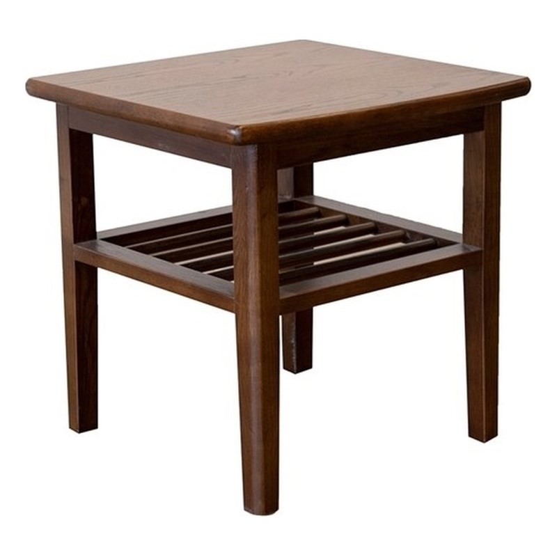 Mid-Century Modern Dennis Brown Walnut Wood End table