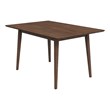 Aven Mid-Century Modern 47-inch Rectangular Solid Wood Dining Table in Brown