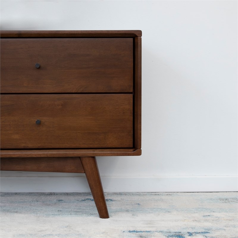 Mid Century Modern Denver Walnut Wood Tv Stand Ash7303 Mid Century Modern Denver Walnut Wood, Mid Century Modern Furniture Denver