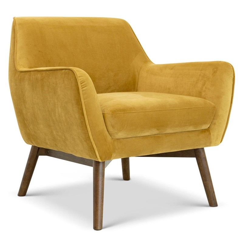 mid century tufted chair