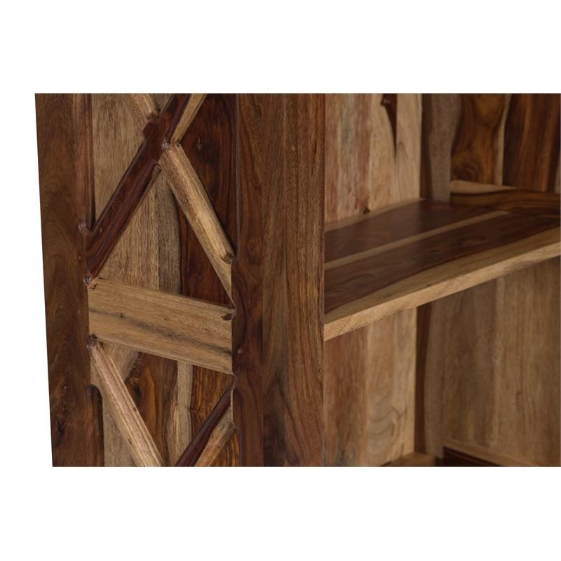 Porter Designs Taos Solid Sheesham Wood Large Bookcase