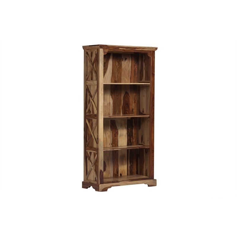 Porter Designs Taos Solid Sheesham Wood Large Bookcase