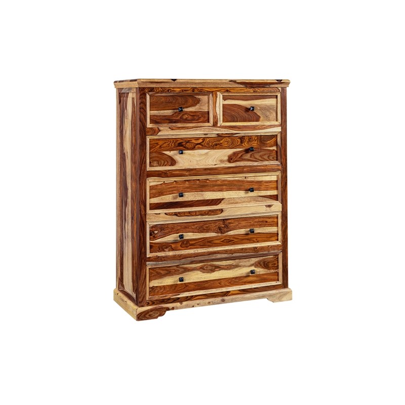 Porter Designs Taos Solid Sheesham Wood Bedroom Chest of Drawers