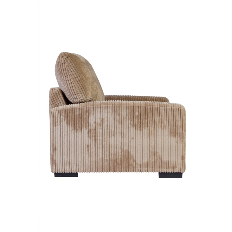 Porter Designs Big Chill Corduroy Tan Oversize Chair