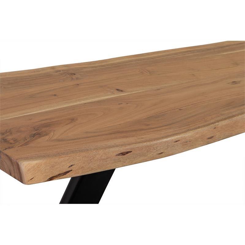 Porter Designs Manzanita Live Edge Solid Acacia Wood Console Table - Natural