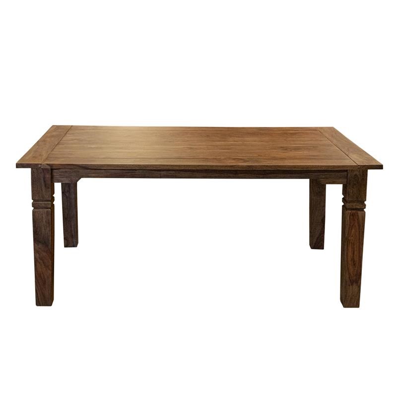 Porter Designs Taos Solid Sheesham Wood Extension Dining Table - Brown