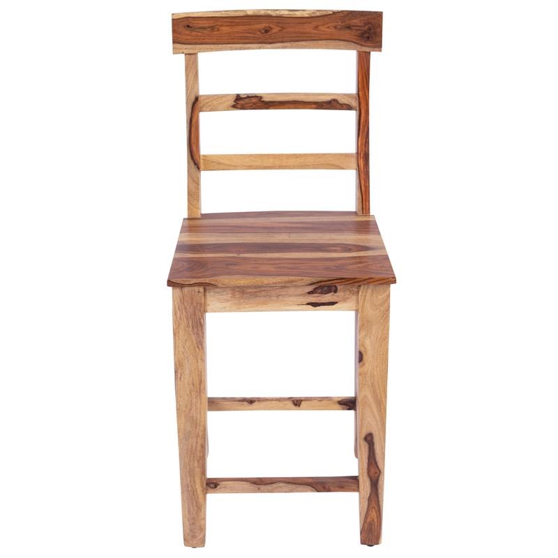 Porter Designs Taos Solid Sheesham Wood Counter Chair - Natural