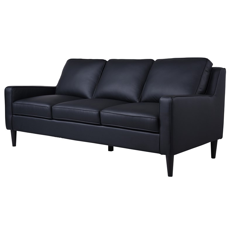 Porter Designs Lazio High Quality Leather Sofa Black 02 204c 01 5990 Porter Designs Lazio High Quality, Cymax Furniture Reviews