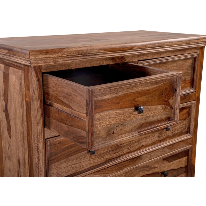 Porter Designs Taos Solid Sheesham Wood Chest - Brown