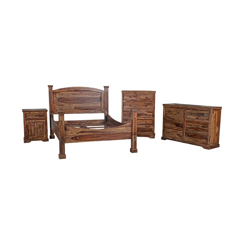 Porter Designs Taos Solid Sheesham Wood Dresser - Brown