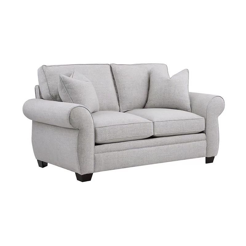 Porter Designs Oasis Overstuffed Loveseat Cream Homesquare