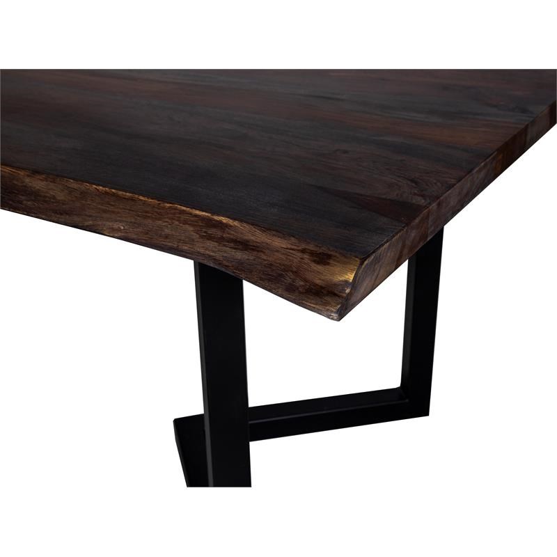 Porter Designs Manzanita Solid Sheesham Wood Dining Table - Gray