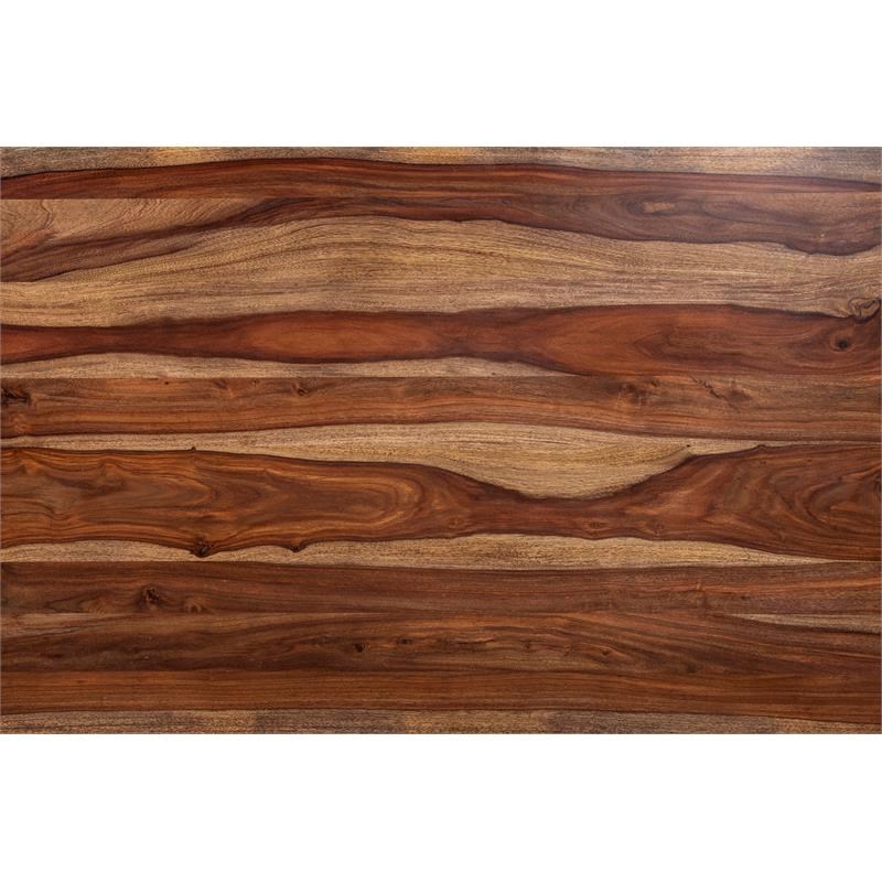 Porter Designs Manzanita Solid Sheesham Wood Dining Table - Brown