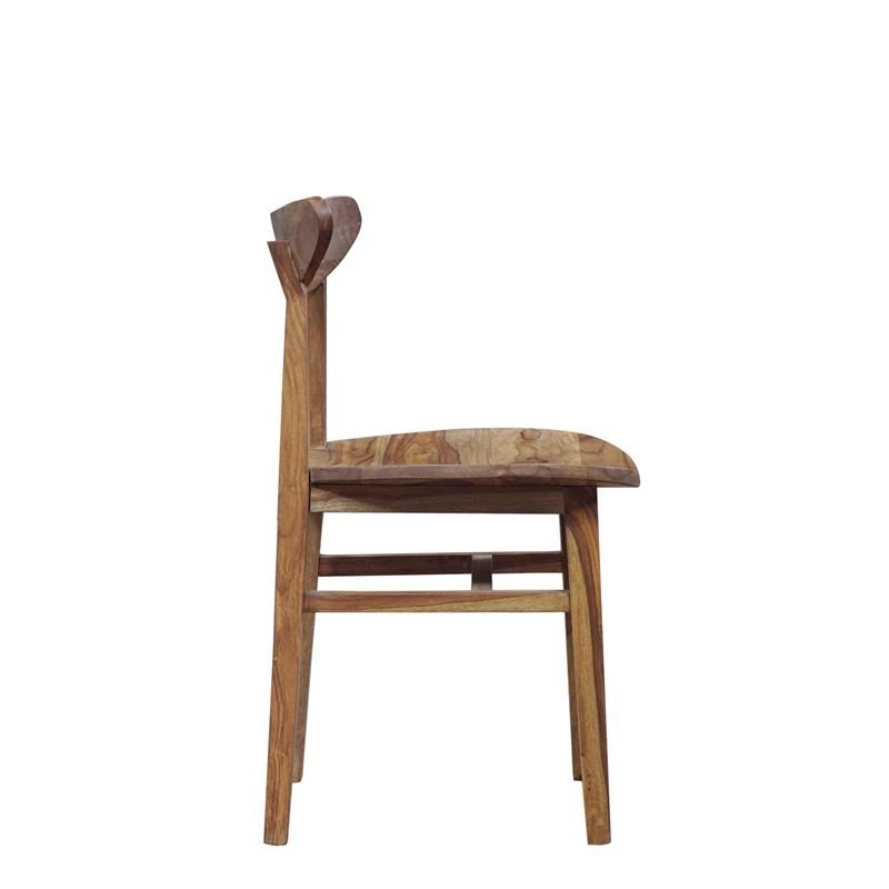 Porter Designs Fusion Solid Sheesham Wood Dining Chair - Natural