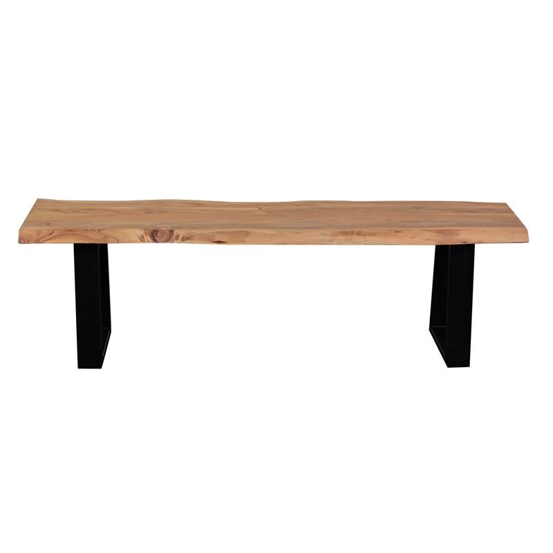Porter Designs Manzanita Solid Acacia Wood Dining Bench - Natural