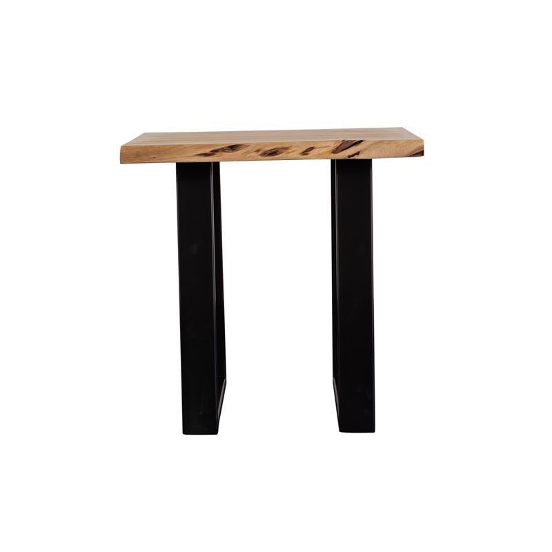 Porter Designs Manzanita Solid Acacia Wood End Table - Natural