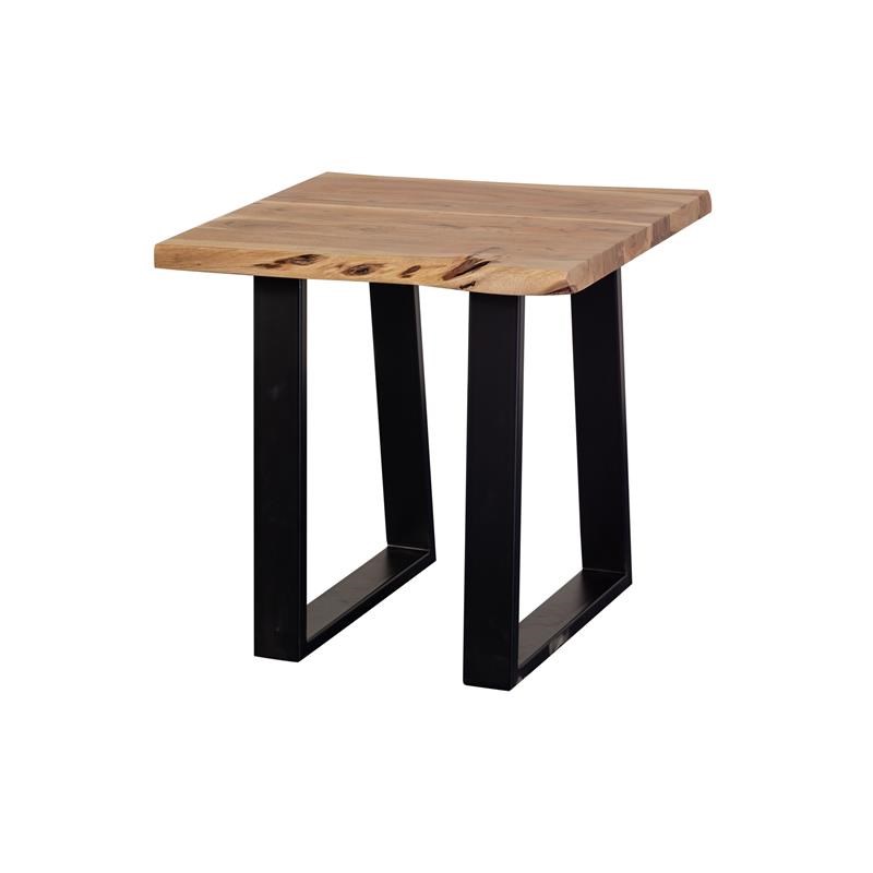 Porter Designs Manzanita Solid Acacia Wood End Table - Natural