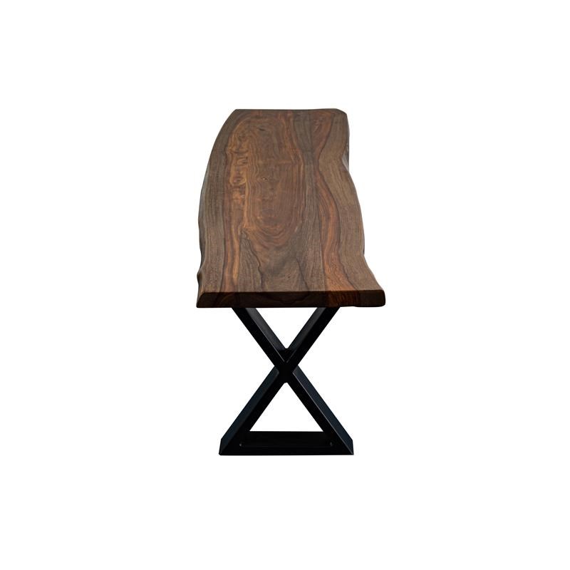 Porter Designs Manzanita Solid Sheesham Wood Dining Bench - Brown