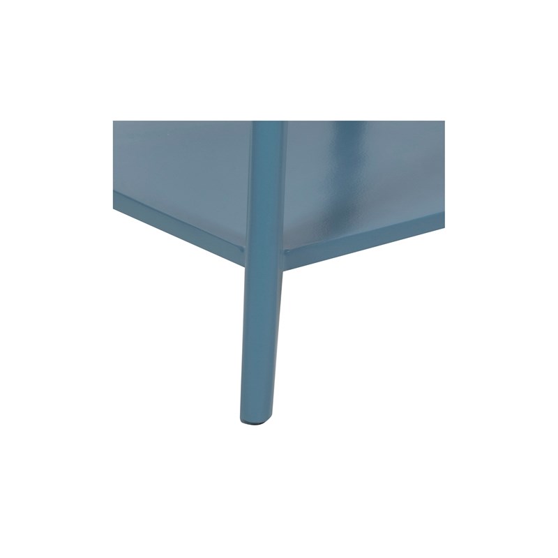 Porter Designs Capri Solid Wood End Table - Blue