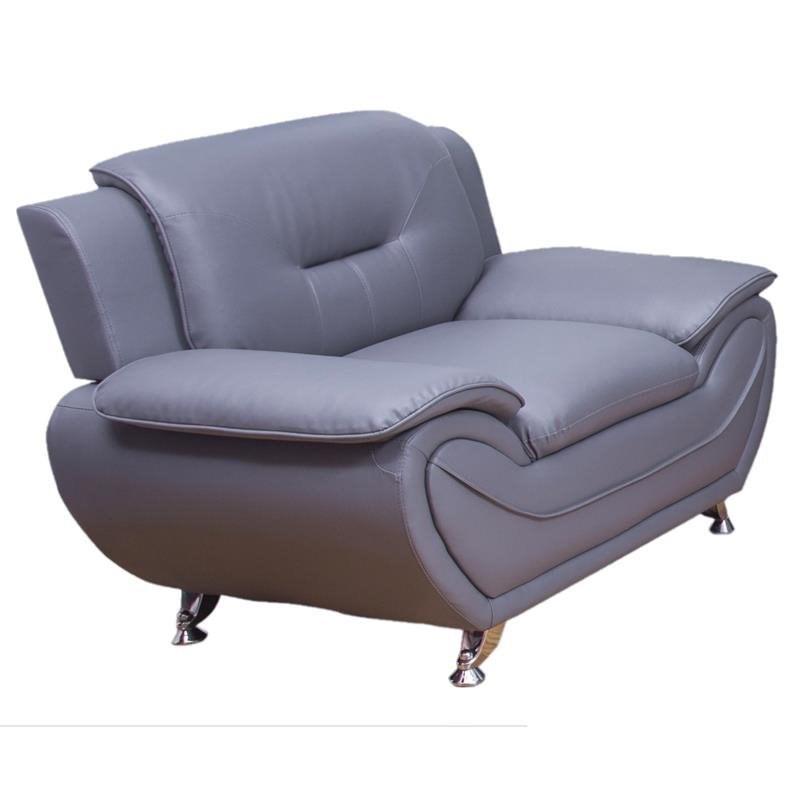 Kingway Furniture Ashely Living Room Chair in Gray Homesquare