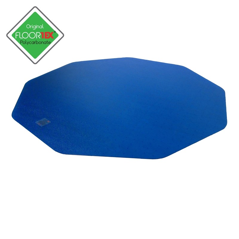 9Mat Polycarbonate Blue Gaming E-Sport Chair Mat for Carpets - 38