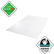 Floortex Polycarbonate Rect Chair Mat for Carpets Clear Size 48 x 60 inch
