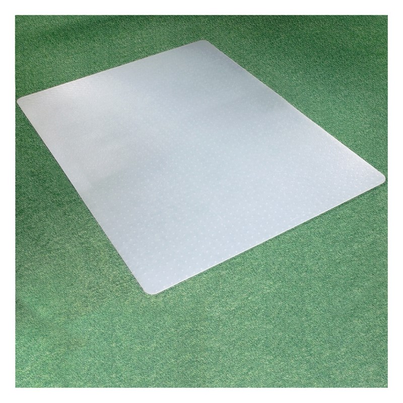 Ecotex White Polypropylene Chair Mat for Carpets 29x46