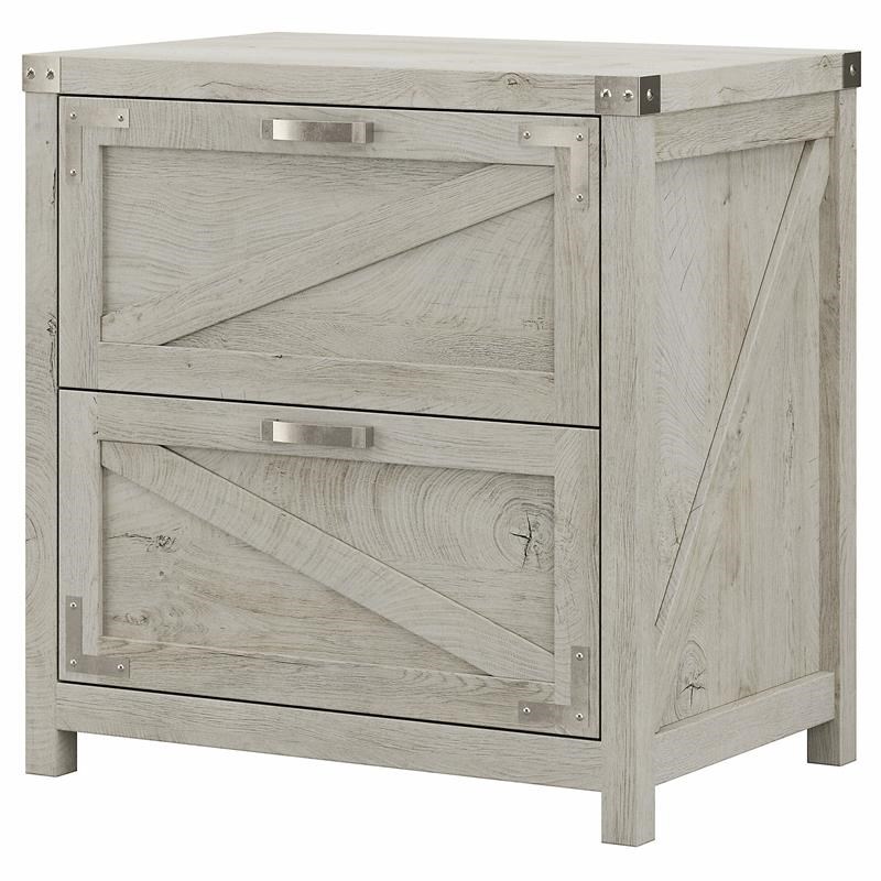 Cottage Grove 2 Drawer Lateral File Cabinet in Cottage White - Engineered Wood