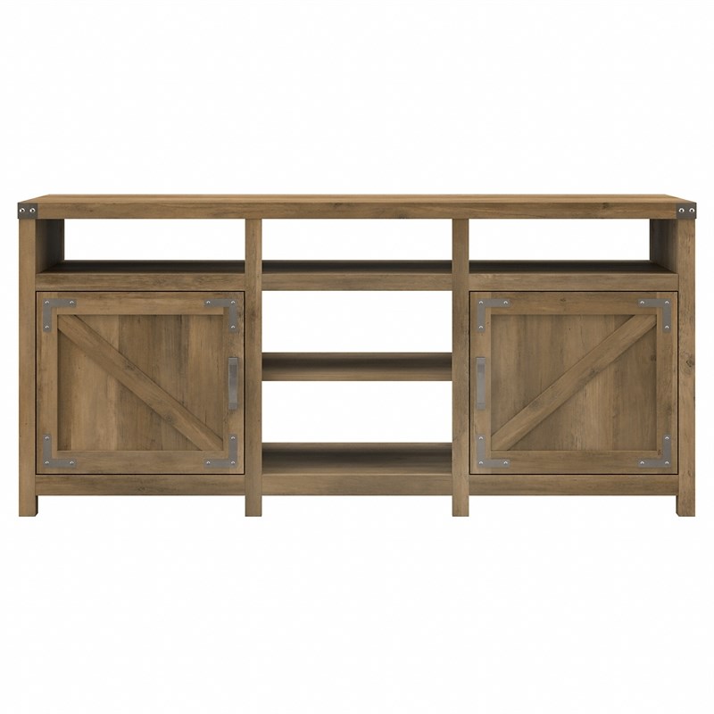 Cottage Grove 65W TV Stand for 70 Inch TV in Reclaimed Pine - Engineered Wood