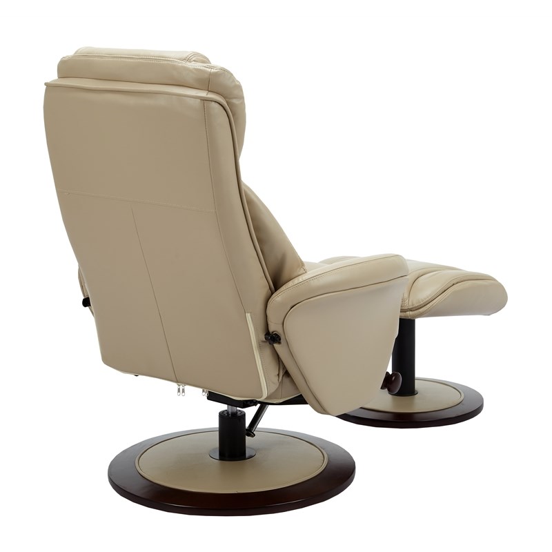 RelaxR Nova Recliner Cobblestone Air Leather Homesquare