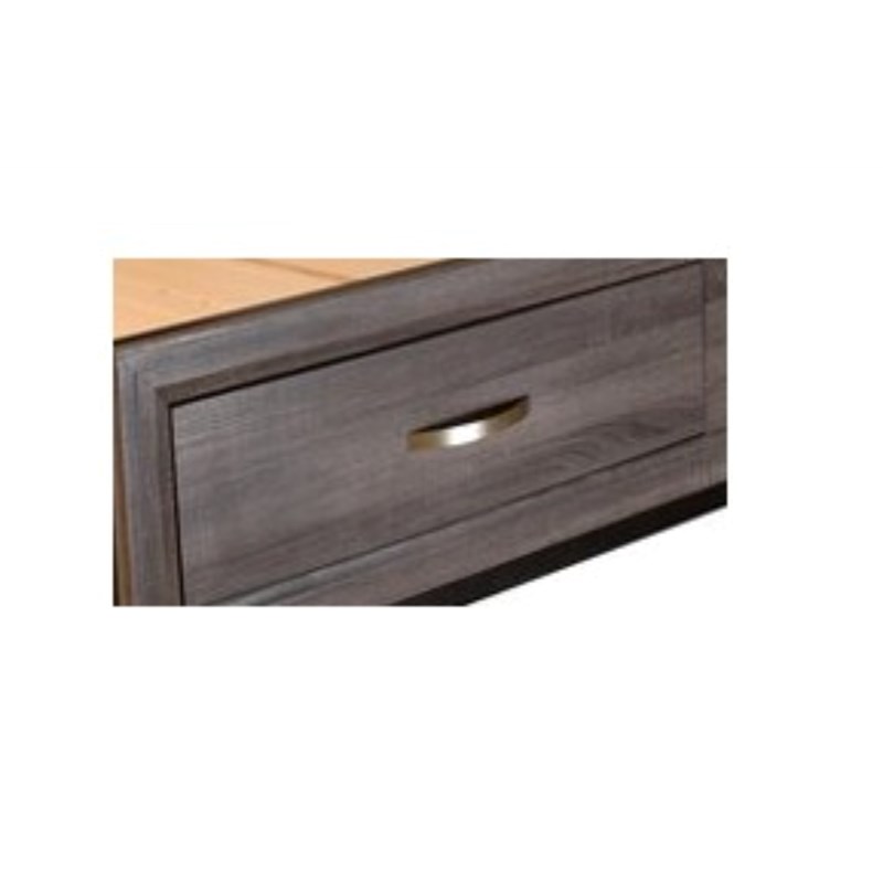 Galaxy Home Contemporary Hudson Made With Wood Chest in Gray