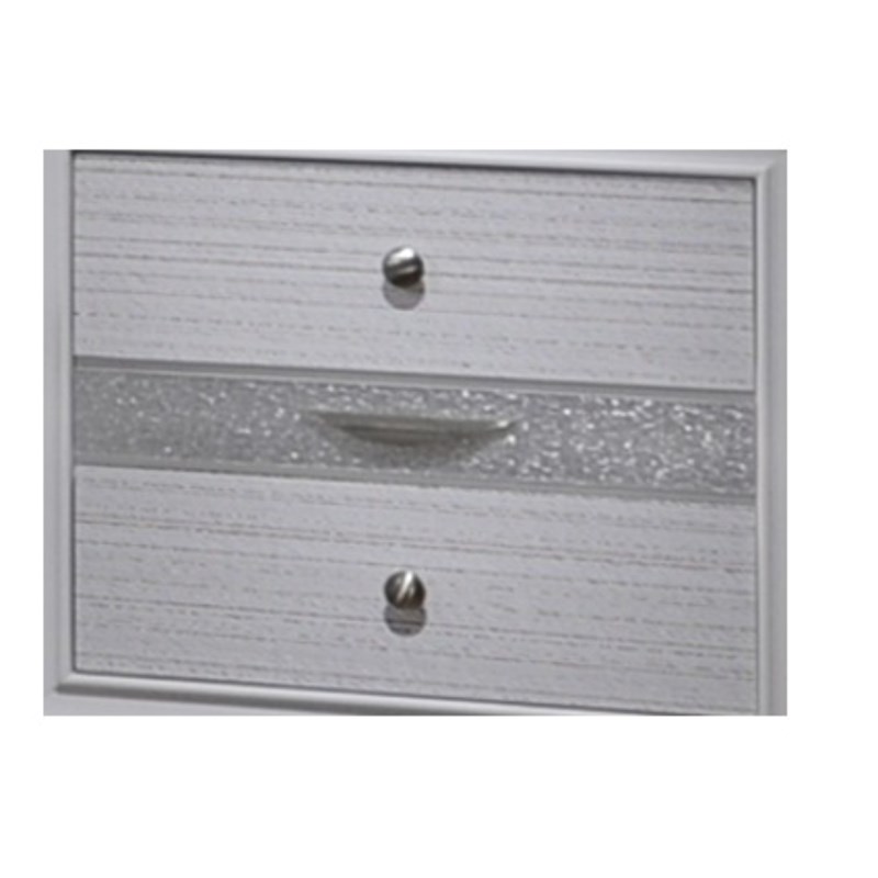 Traditional Matrix 7 Drawer Dresser in White made with Wood