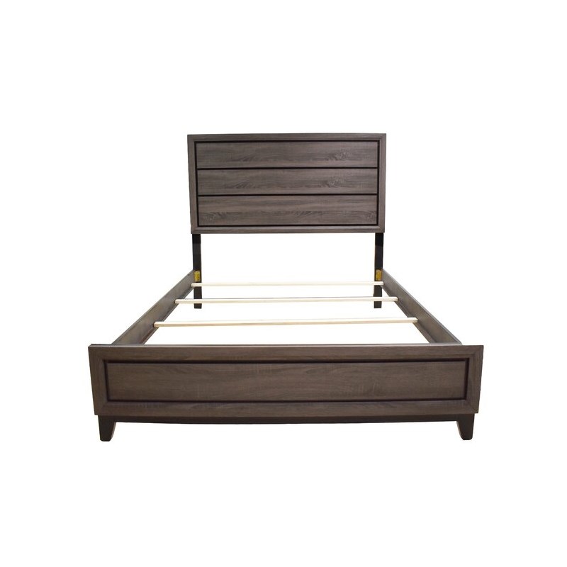 Sierra Full 5-N Pc Contemporary Bedroom Set Made With Wood in Gray