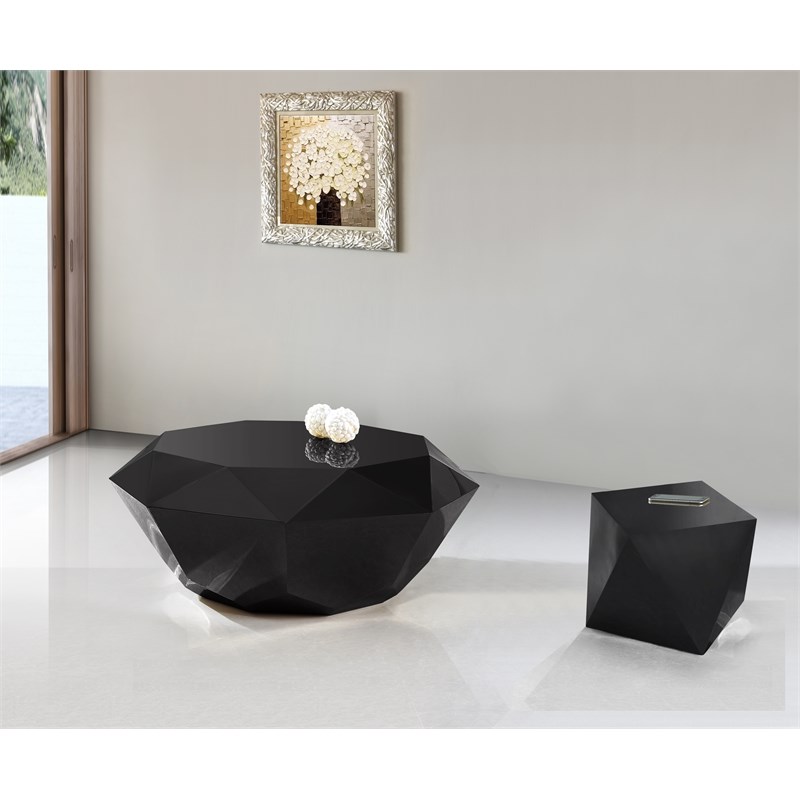 Meridian Furniture Gemma Diamond Shaped Steel End Table