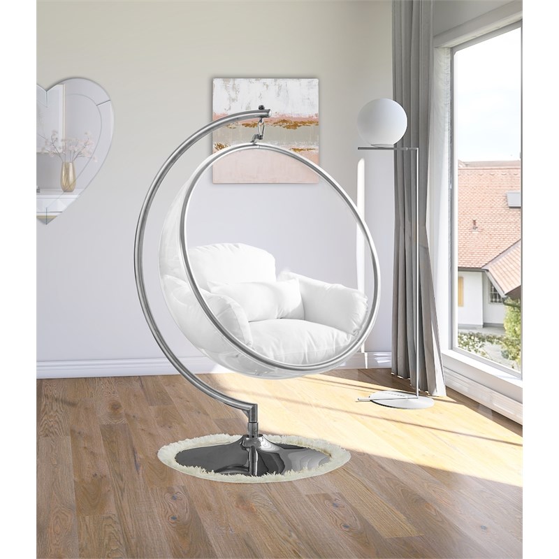 hanging acrylic bubble swing chair