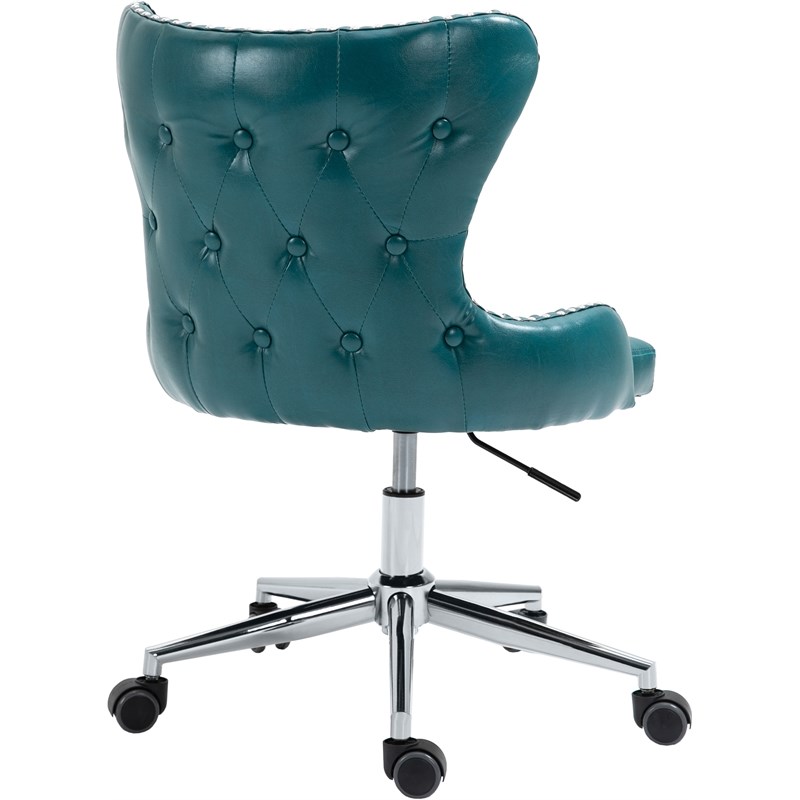 duck egg blue office chair