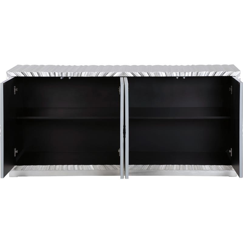 Meridian Furniture Silverton Silver Sideboard/Buffet
