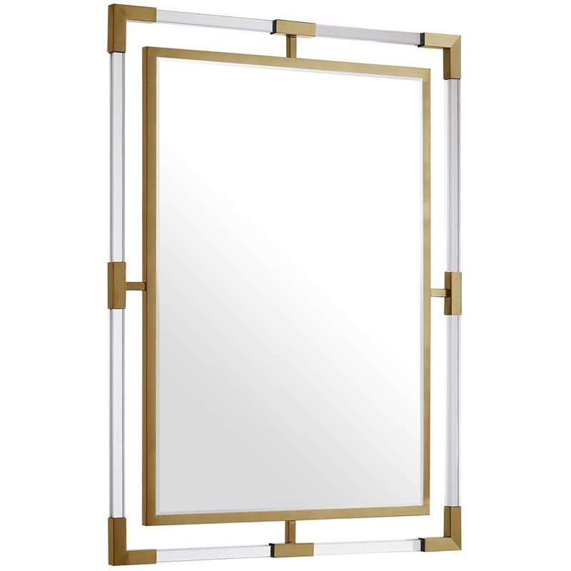 Meridian Furniture Ghost Gold Mirror