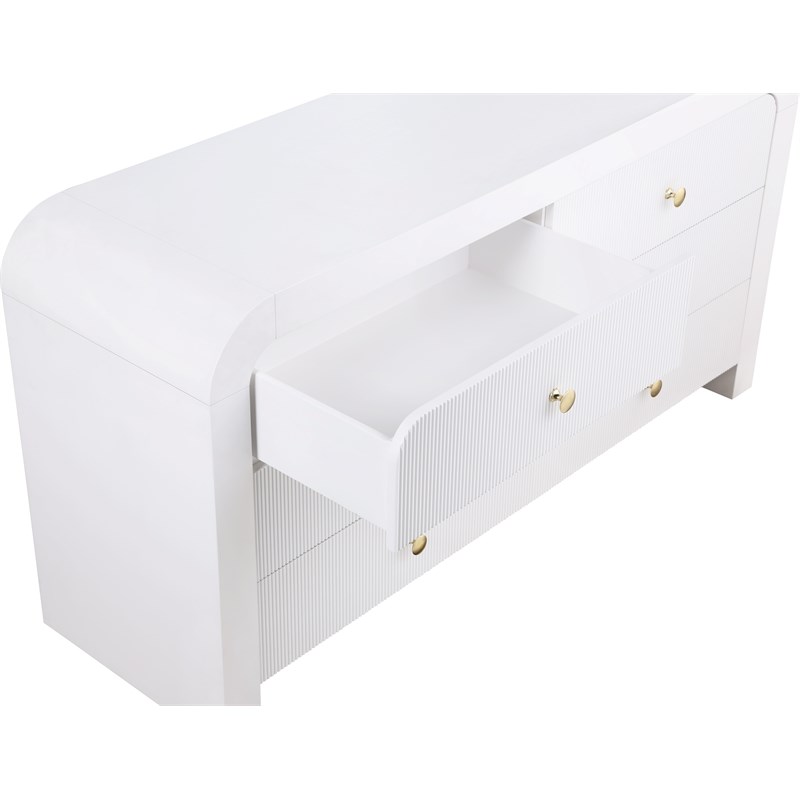Meridian Furniture Artisto White Dresser