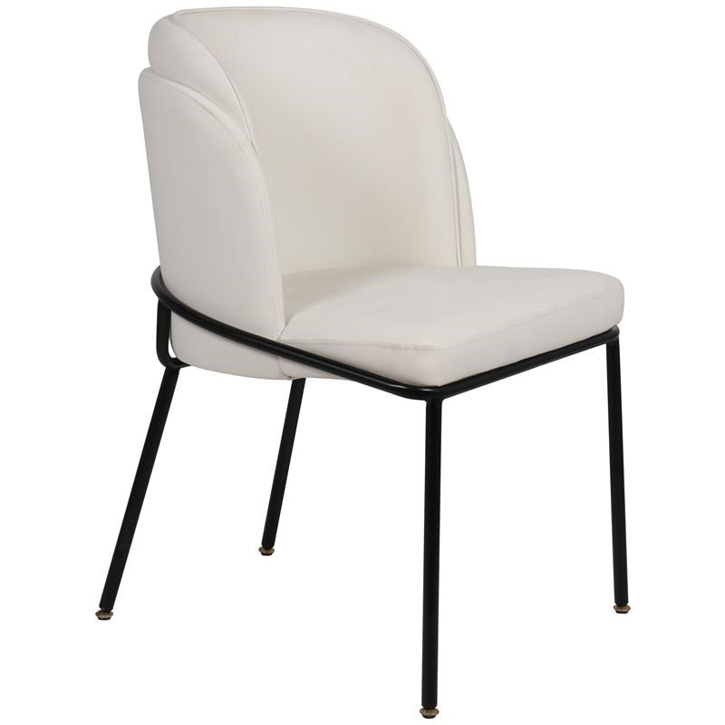 Jagger White Faux Leather Dining Chair (Set of 2)