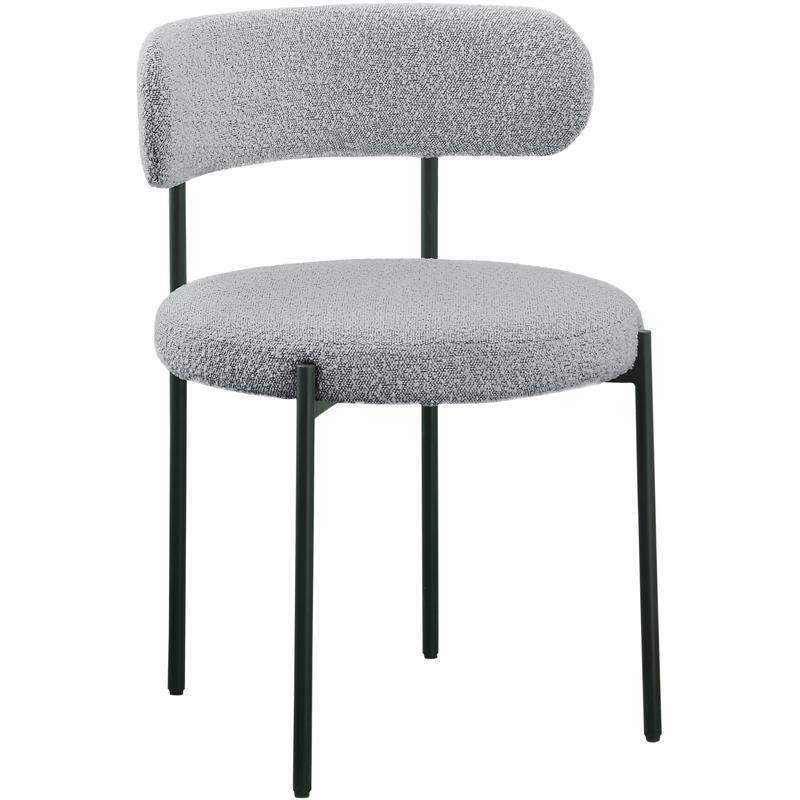 Beacon Grey Boucle Fabric Dining Chair (Set of 2)