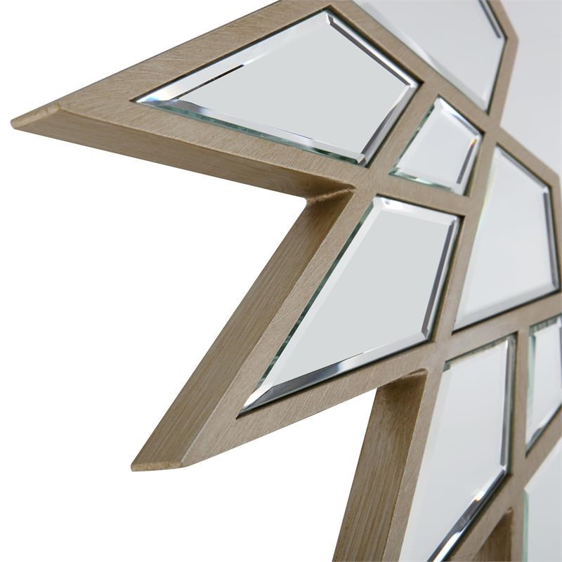 Camden Isle Mirrored Glass Evening Star Wall Mirror 34