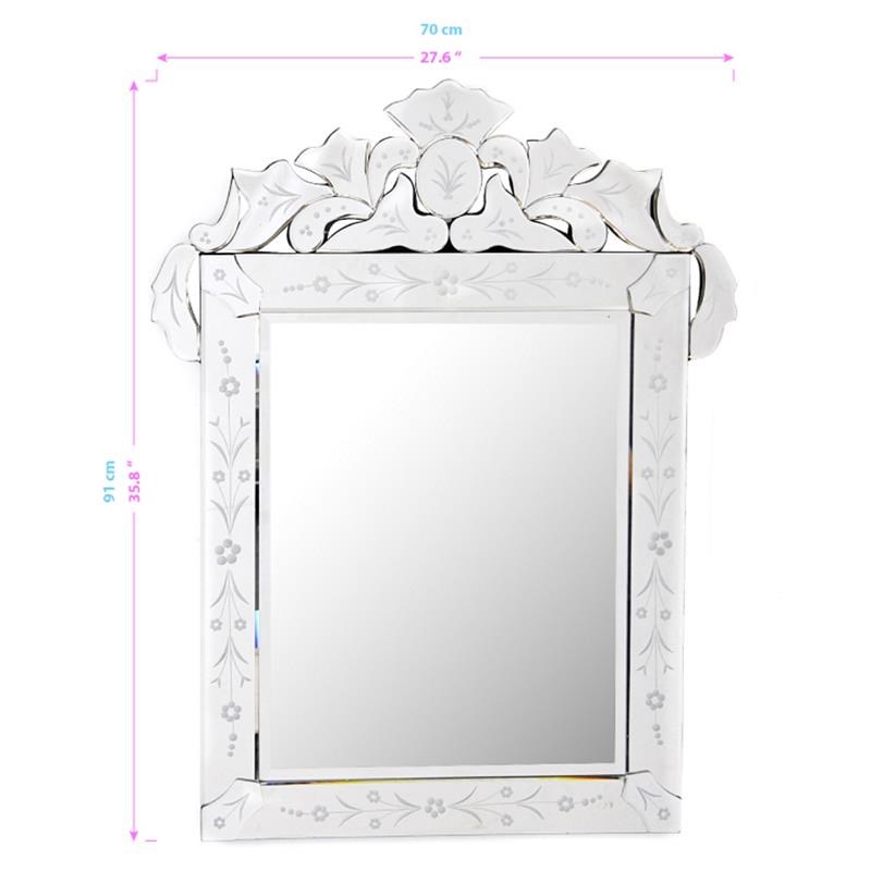 Camden Isle Majestic Wall  Mirror with Beveled Mirrored Glass