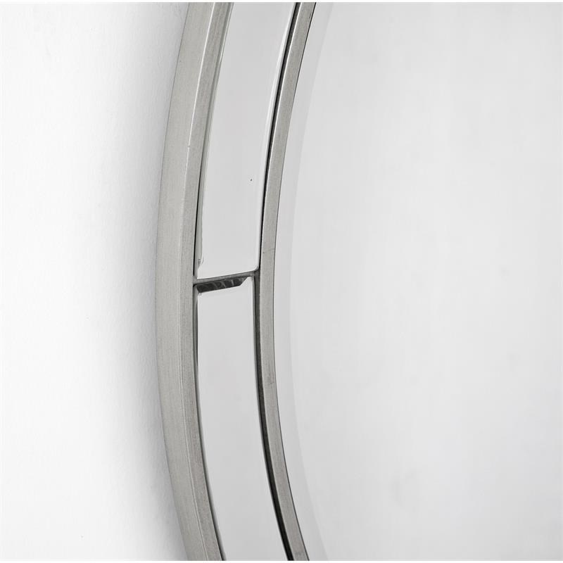 Camden Isle Simple Lines Wall Mirror with Beveled Mirrored Glass