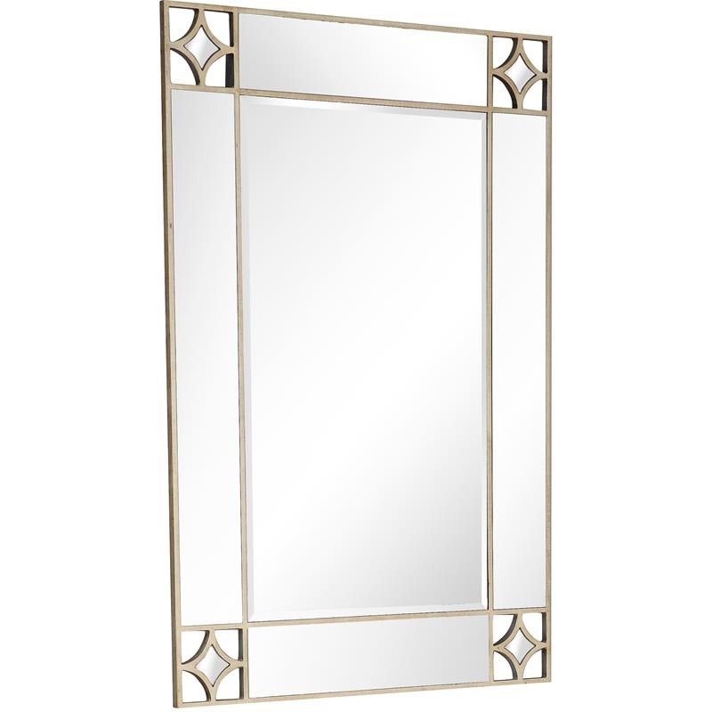 Camden Isle Huxley Wall Mirror with Champagne Finish Frame