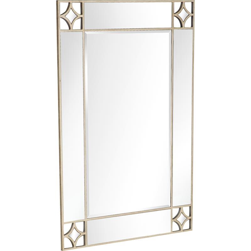 Camden Isle Huxley Wall Mirror with Champagne Finish Frame