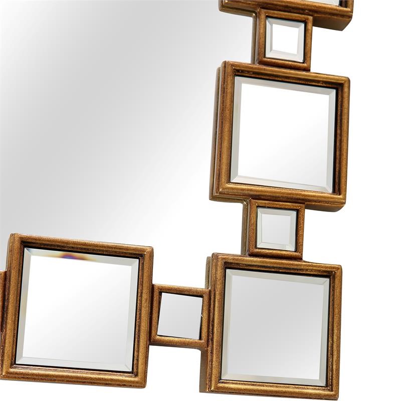 Camden Isle Orion Square Framed Wall Mirror