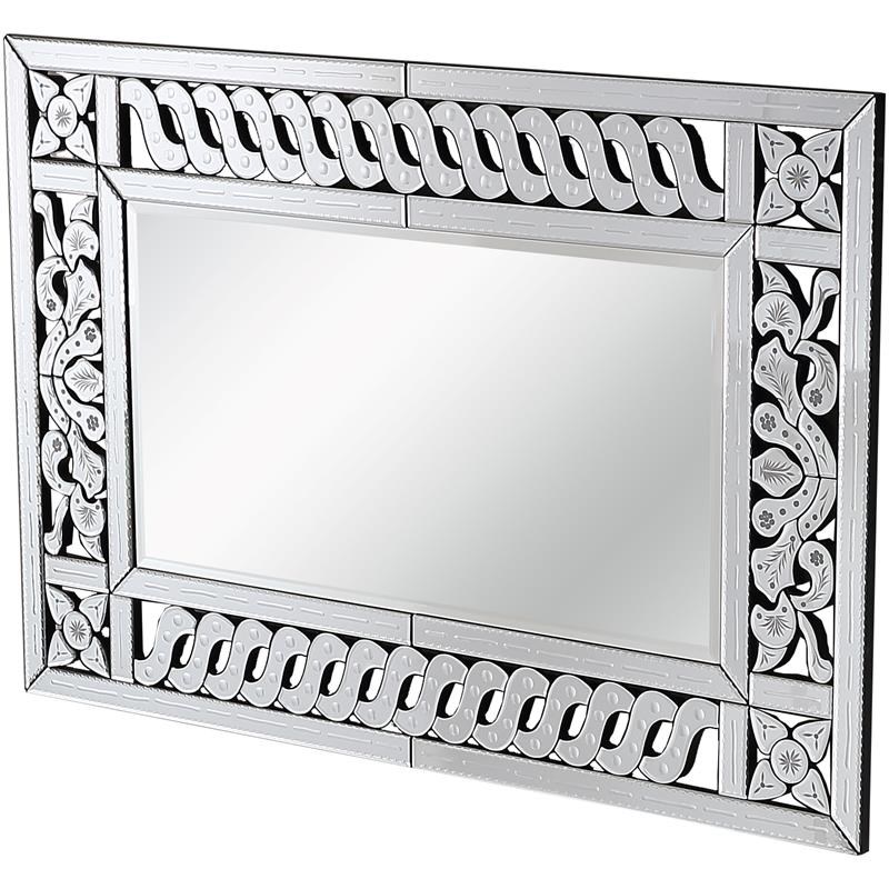 Camden Isle Atelier Wall Mirror with Glass in Clear Finish