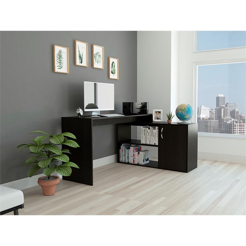 Axix Home Office Desk in Black Wengue